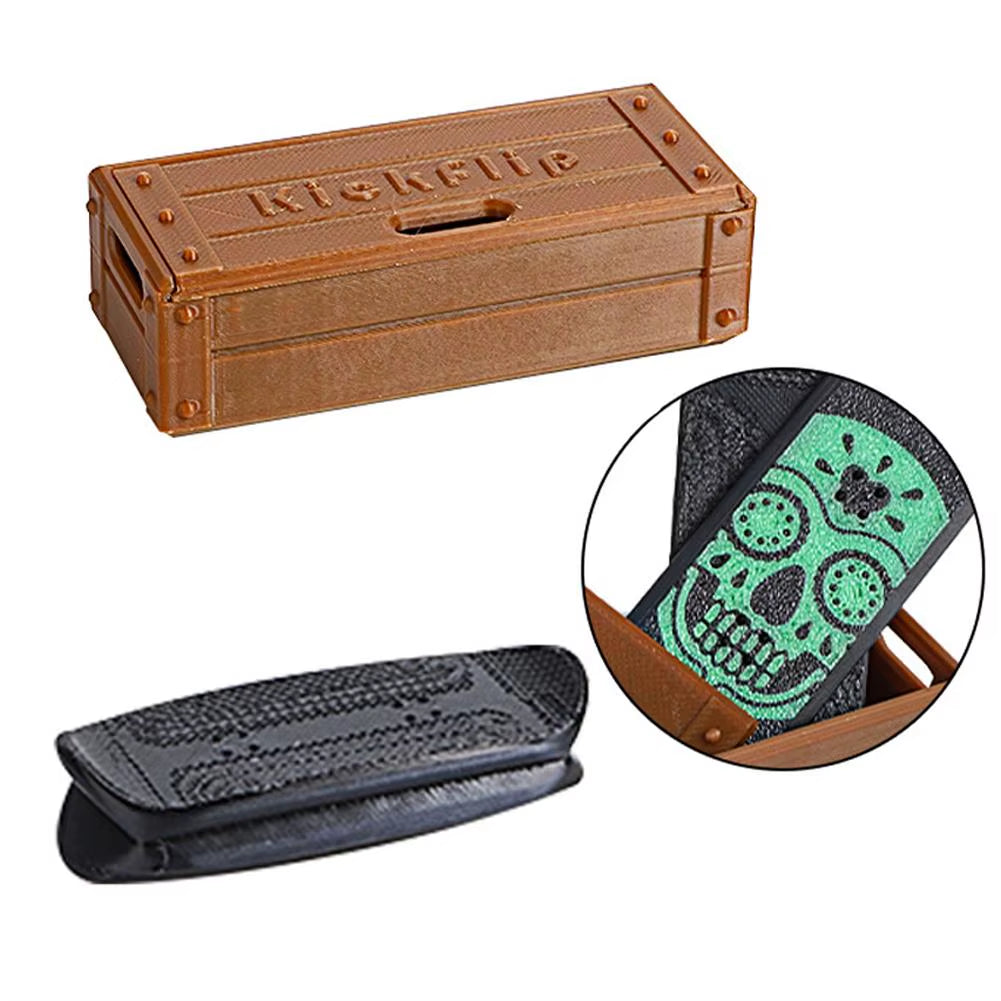 Finger Skateboards Magnetic Mini Deck Fidget Finger Skate Board for Stress Relief Kids Party Boys Classroom Birthday Stocking